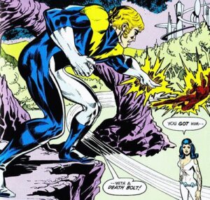 Lightning Lad by Mike Grell at St. Pete Comic Con 2022