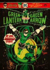 Green Lantern Green Arrow returns by Mike Grell at St. Pete Comic Con 2022