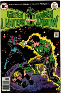 Green Lantern fights Sinestro by Mike Grell at St. Pete Comic Con 2022