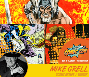 Mike Grell at St Pete Comic Con 2022